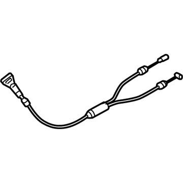 78091-0C020-E0 Toyota Release Cable, Fawn, Center Illustration 1 of 1