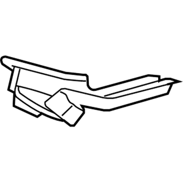 57108-52030 Toyota Mount Bracket, Driver Side Illustration 1 of 1