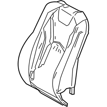 Toyota 71551-47330 Seat Back Pad