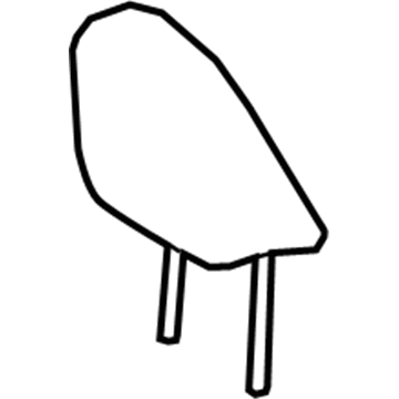 71910-47420-C1 Toyota Headrest, Black, Front Illustration 1 of 1