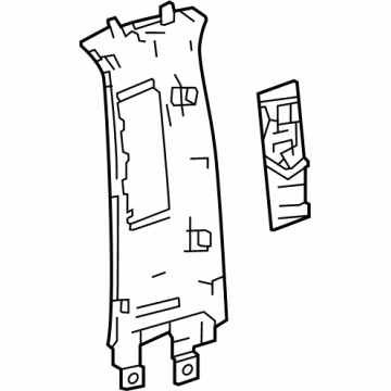 Toyota 62410-0C050-C0 Upper Center Pillar Trim