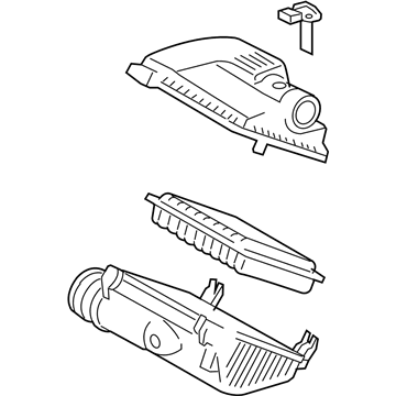 17700-0C151 Toyota Air Cleaner Assembly Illustration 1 of 1