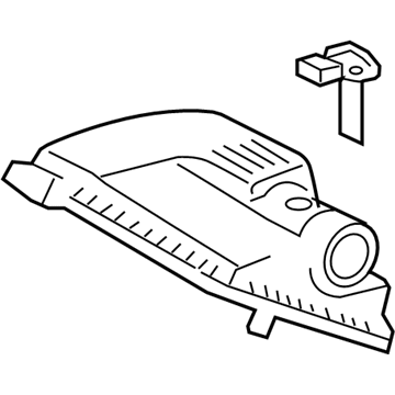 17705-0C121 Toyota Upper Cover Illustration 1 of 1