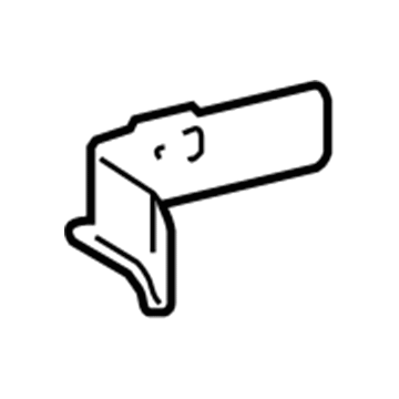 12391-0F010 Toyota Heat Deflector, Passenger Side Illustration 1 of 1