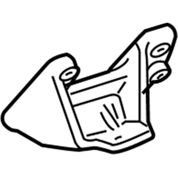 12315-0F020 Toyota Mount Bracket, Driver Side Illustration 1 of 1
