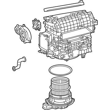 Toyota 87130-60651 Blower Assembly 87130-60651 Toyota Blower Assembly Illustration 1 of 1
