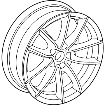 Toyota 42611-WAA11 Wheel, Alloy