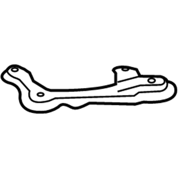 52257-12011 Toyota Brace, Front Suspension Member, Rear Passenger Side Illustration 1 of 1