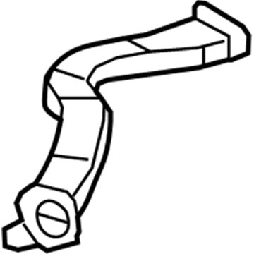 55971-0E040 Toyota Defroster Duct, Driver Side Illustration 1 of 1