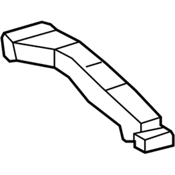 58861-0E040 Toyota Heater Duct, Front Illustration 1 of 1