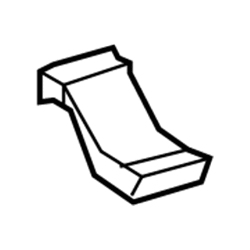 58862-0E040 Toyota Heater Duct, Rear Lower Illustration 1 of 1