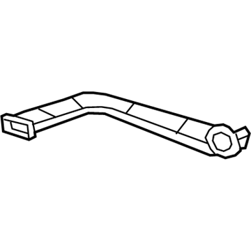 55972-0E040 Toyota Defroster Duct, Passenger Side Illustration 1 of 1