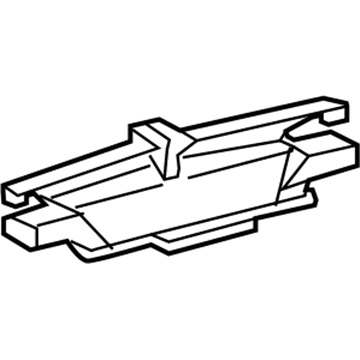 55950-0E040 Toyota Defroster Nozzle, Front Center Illustration 1 of 1