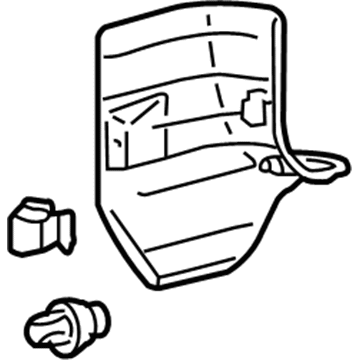 Toyota 62102-AA030-B0 Cowl Trim