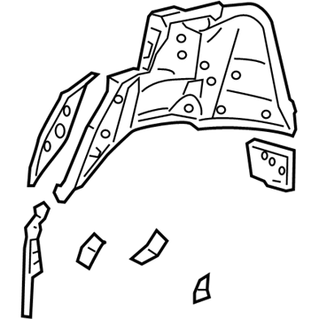 Toyota 61633-0T900 Inner Wheelhouse