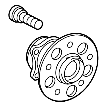 Toyota 42410-47030 Rear Hub & Bearing