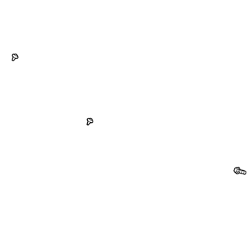 Toyota 90467-10161 Front Panel Clip