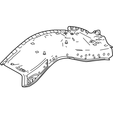 Toyota 53703-60090 Apron Panel