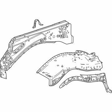 Toyota 53701-35A70 Apron Assembly