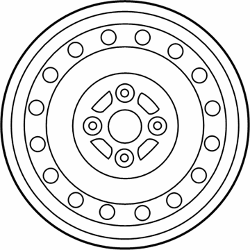 Toyota 42611-52770 Wheel, Steel