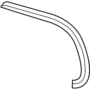 87931-48360 Toyota Mirror Glass, Passenger Side Illustration 1 of 1