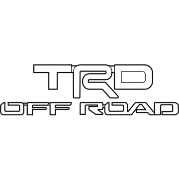 Toyota 75444-35080 Nameplate