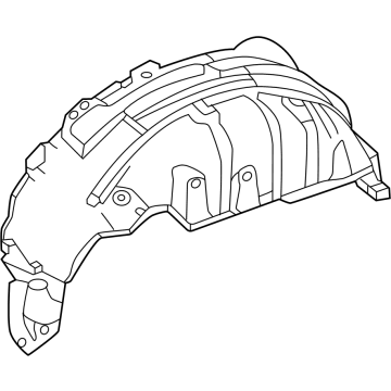 Toyota 65637-35070 Wheelhouse Liner