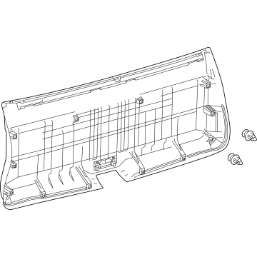 Toyota 64780-35070-C0 Gate Trim Panel