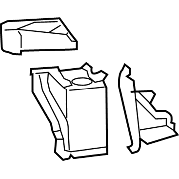 61671-17903 Toyota Support Assembly, Passenger Side Illustration 1 of 1
