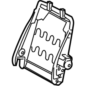 71630-AE030 Toyota Seat Back Frame, Passenger Side Illustration 1 of 1