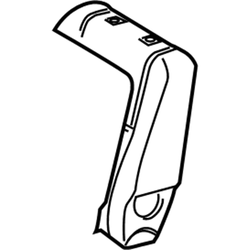 71551-AE090 Toyota Seat Back Pad, Passenger Side Illustration 1 of 1