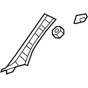 Toyota 62210-0C060-B0 Windshield Pillar Trim