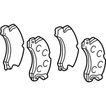 Toyota Avalon Brake Pads - 04466-41020