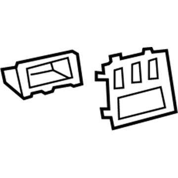 58820-0C090 Toyota Compartment, Front Illustration 1 of 1