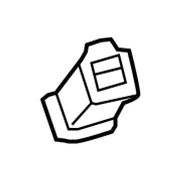 58860-0C021 Toyota Vent Louver, Passenger Side Illustration 1 of 1