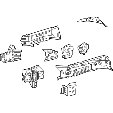 Toyota 57027-06906 Rail Assembly