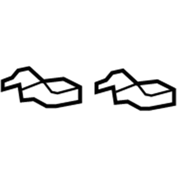 Toyota 72137-35090-B0 Track Cover