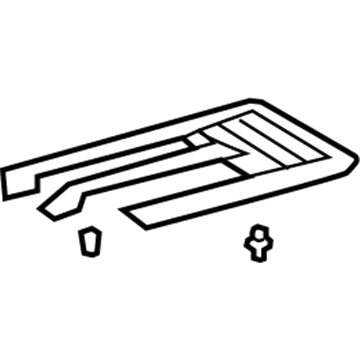 Toyota 72157-0C020-C0 Track Cover