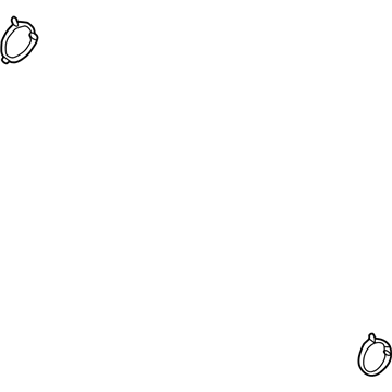 42345-07010 Toyota Clamp for Front Axle Inboard Joint Boot, Rear Illustration 1 of 1