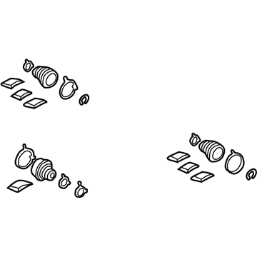 Toyota 04438-07050 Inner Boot