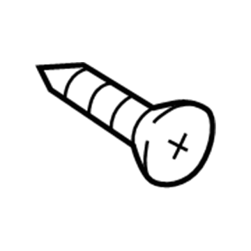 Scion 90162-40035 Rocker Molding Screw