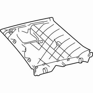 Toyota 62550-35070-C0 Upper Quarter Trim