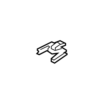 90118-WB831 Toyota Radiator Assembly Upper Bracket Illustration 1 of 1