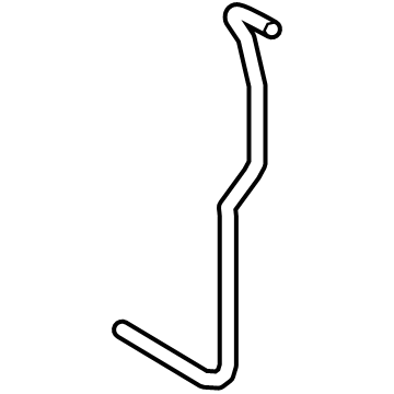 Toyota Yaris Coolant Reservoir Hose - 16261-WB001