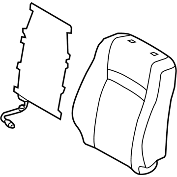 Toyota 71073-06F30-B2 Seat Back Cover