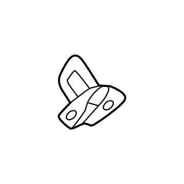 Toyota Crown Signia Rear Door Striker - 69430-48030