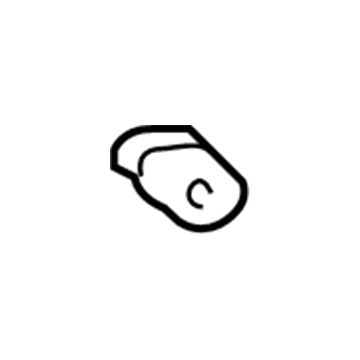 Toyota 90541-06056 Trunk Lid Bumper