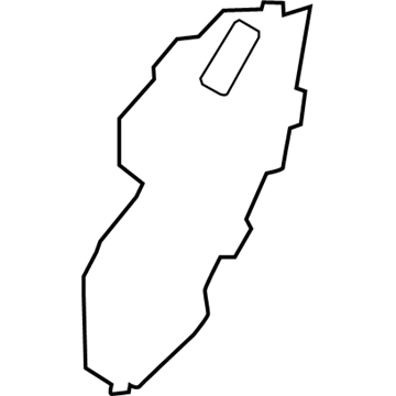 67841-02321 Toyota Water Shield, Passenger Side Illustration 1 of 1