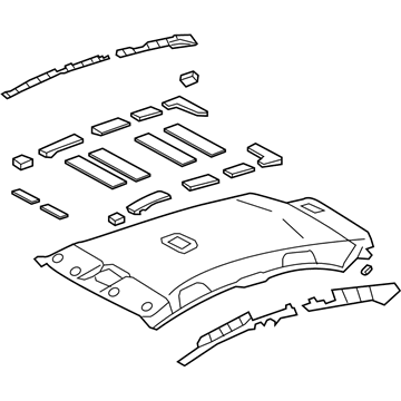 Toyota 63301-52070-B1 Headliner