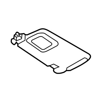 Toyota 74310-0R110-B0 Sunvisor